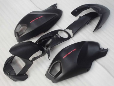 2008-2012 Noir Rouge Monster Ducati Monster 696 Carénage Moto