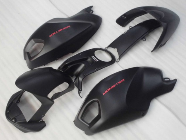 2008-2012 Noir Rouge Monster Ducati Monster 696 Carénage Moto