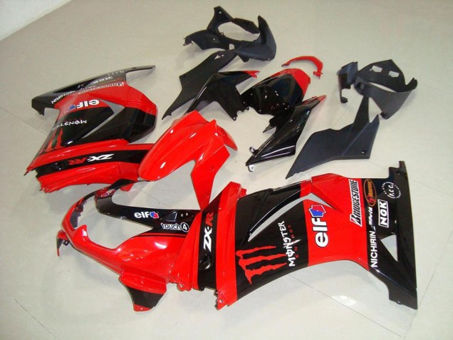 2008-2012 Rouge Monster ZX250R Carénage Moto