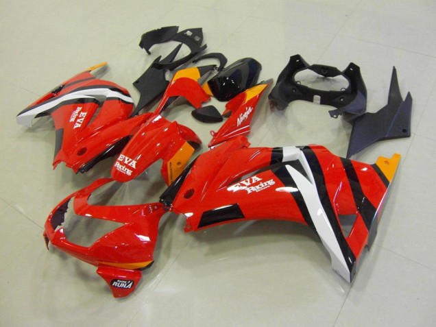 2008-2012 Rouge Noir ZX250R Carénages Moto