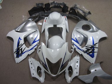 2008-2019 Blanc Argent Bleu GSXR 1300 Hayabusa Carénage Moto