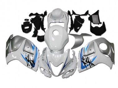 2008-2019 Blanc Bleu GSXR 1300 Hayabusa Carénage Moto