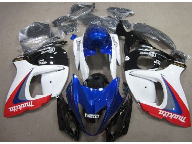 2008-2019 Blanc Bleu Makita GSXR 1300 Hayabusa Carénage Moto