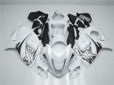 2008-2019 Blanc GSXR 1300 Hayabusa Carénage Moto