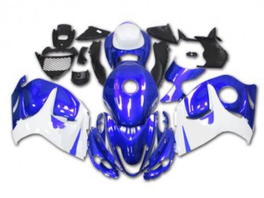 2008-2019 Bleu Blanc GSXR 1300 Hayabusa Carénages Moto