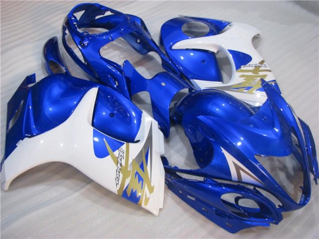 2008-2019 Bleu Blanc GSXR 1300 Hayabusa Carrosserie Moto