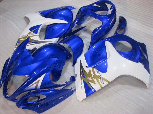 2008-2019 Bleu Blanc GSXR 1300 Hayabusa Carrosserie Moto