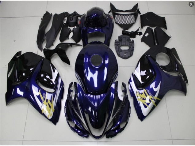 2008-2019 Bleu Or GSXR 1300 Hayabusa Carénage Moto