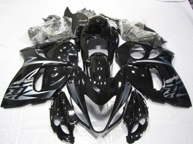 2008-2019 Noir GSXR 1300 Hayabusa Kit Carénages Motos Complet