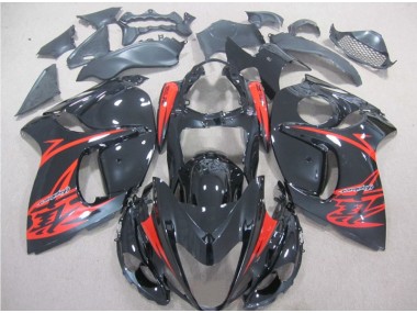 2008-2019 Noir Rouge GSXR 1300 Hayabusa Carénages Moto