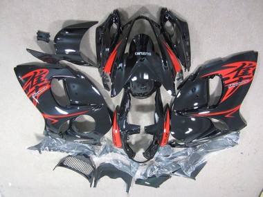 2008-2019 Noir Rouge GSXR 1300 Hayabusa Kit Carénages Motos