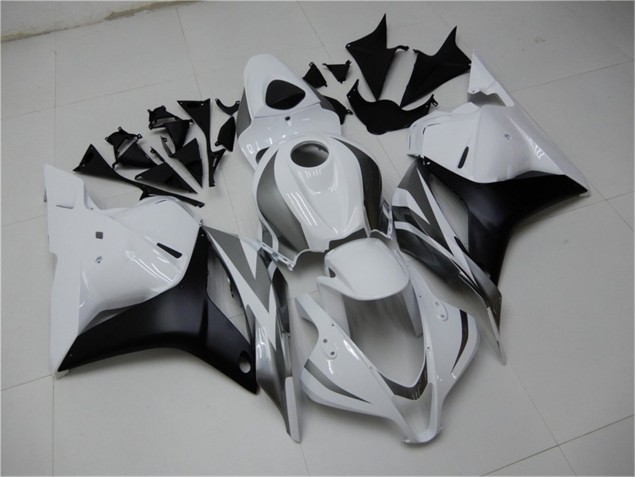 2009-2012 Blanc Argent Noir CBR600RR Carénage Moto