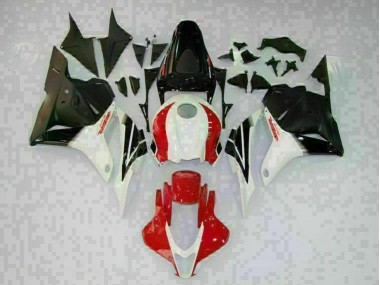 2009-2012 Blanc Noir Rouge CBR600RR Carénage Moto