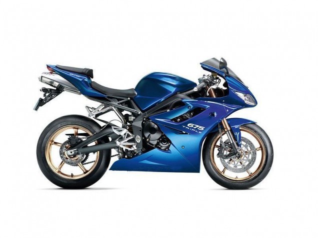 2009-2012 Bleu Daytona 675 Triple Carénage Moto