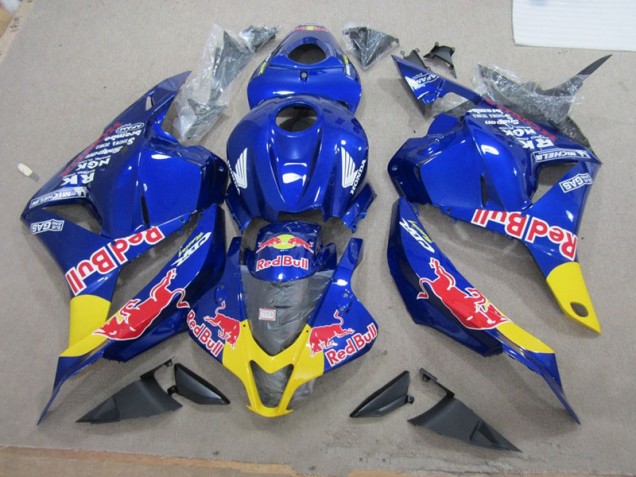 2009-2012 Bleu Red Bull CBR600RR Carénages Moto