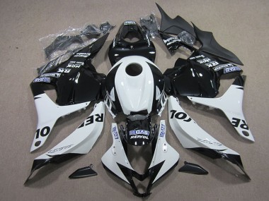 2009-2012 Noir Blanc Repsol CBR600RR Carénage Moto