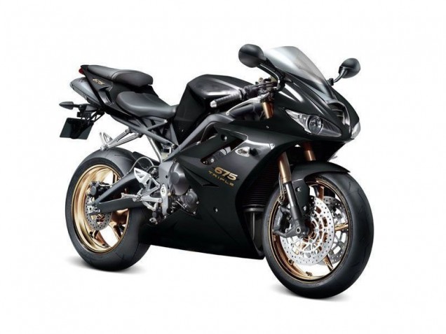 2009-2012 Noir Daytona 675 Triple Carénage Moto