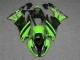 2009-2012 Noir Vert 3M Touch4 ZX6R Carénage Moto