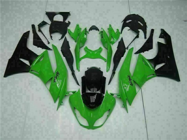 2009-2012 Noir Vert ZX6R Carénage Moto
