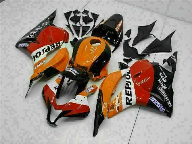2009-2012 Orange Repsol CBR600RR Carénage Moto