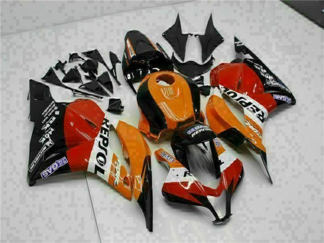 2009-2012 Orange Repsol CBR600RR Carénage Moto