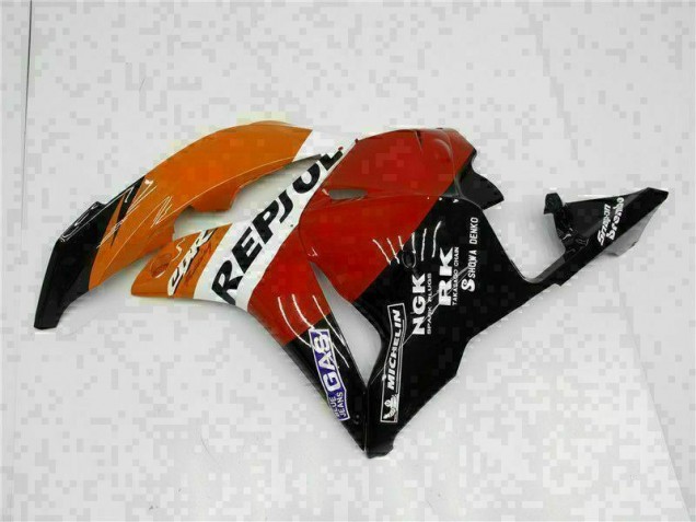 2009-2012 Orange Repsol CBR600RR Carénage Moto
