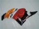 2009-2012 Orange Rouge Noir Repsol CBR600RR Carénage Moto