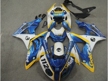2009-2014 Blanc Bleu GoldBet 112 S1000RR Carénage Moto