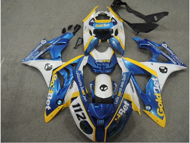 2009-2014 Blanc Bleu GoldBet 112 S1000RR Carénage Moto