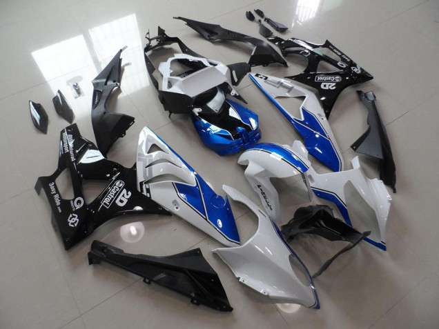 2009-2014 Blanc Bleu Noir S1000RR Carénage Moto