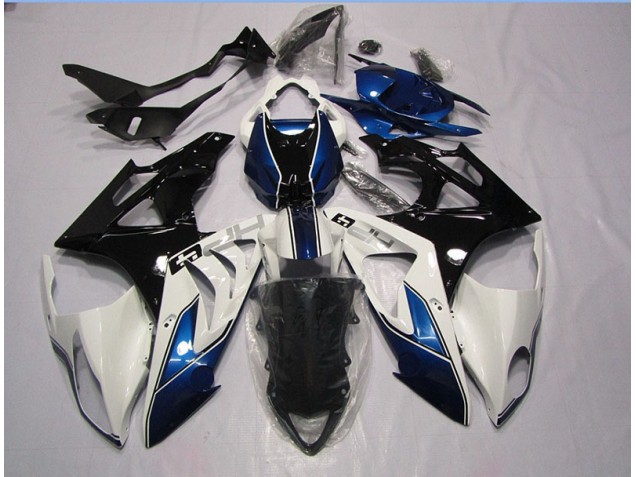 2009-2014 Blanc Bleu S1000RR Carrosserie Moto