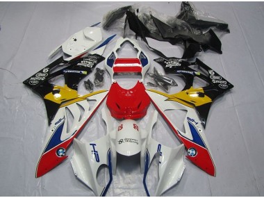 2009-2014 Rouge Blanc Jaune S1000RR Carénage Moto