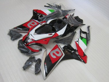 2009-2015 Noir Rouge RSV4 Carrosserie Moto