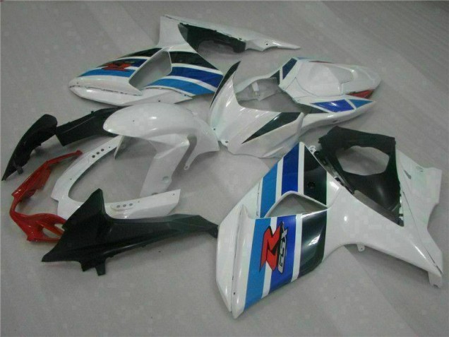 2009-2016 Blanc GSXR 1000 Carénage Moto