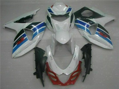 2009-2016 Blanc GSXR 1000 Carénage Moto