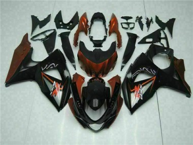 2009-2016 Brun Noir GSXR 1000 Carénages Moto