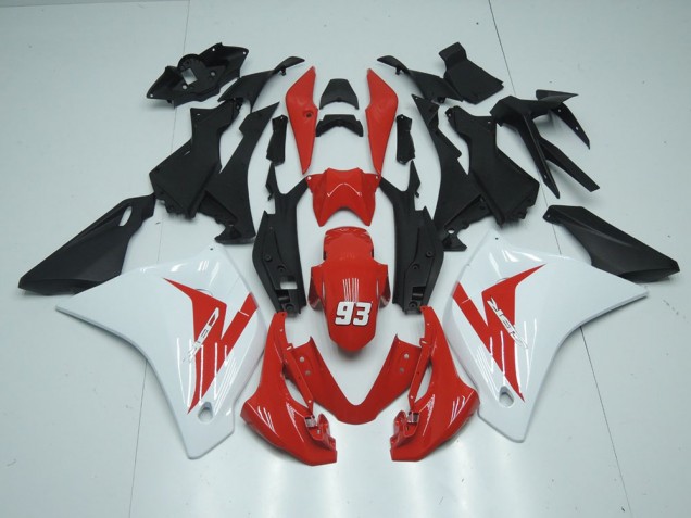 2011-2013 Rouge Blanc 93 CBR125R Carénage Moto