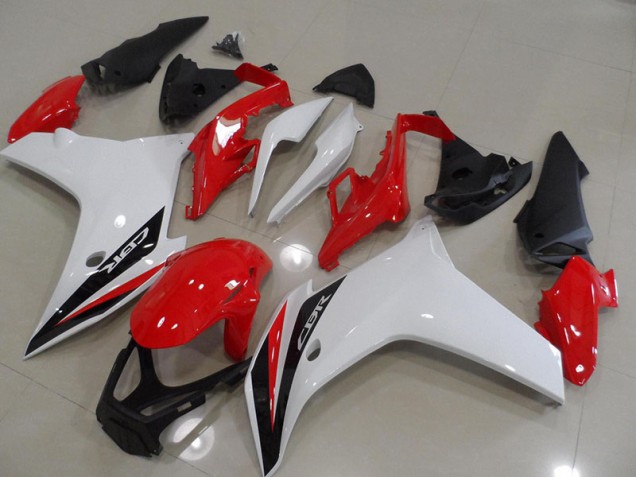 2011-2013 Rouge Noir Blanc CBR600F Carénage Moto