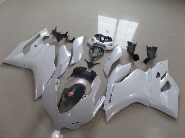 2011-2014 Blanc Nacré Ducati 1199 Carénage Moto