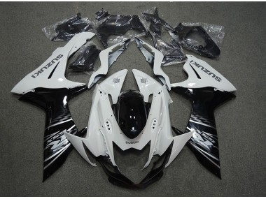 2011-2021 Blanc Noir GSXR 750 Carénages Moto
