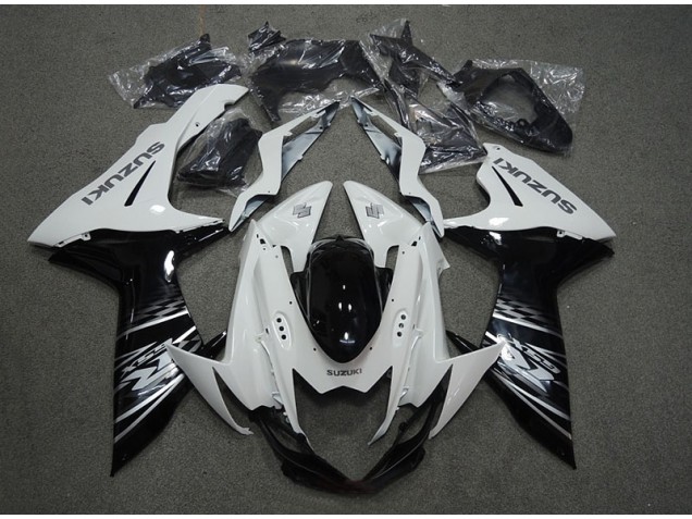2011-2021 Blanc Noir GSXR 750 Carénages Moto