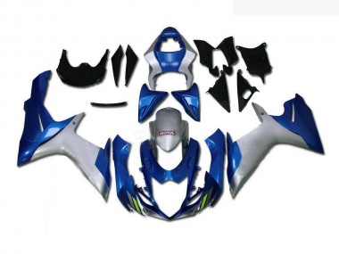 2011-2021 Bleu Argent GSXR 600/750 Carénage Moto
