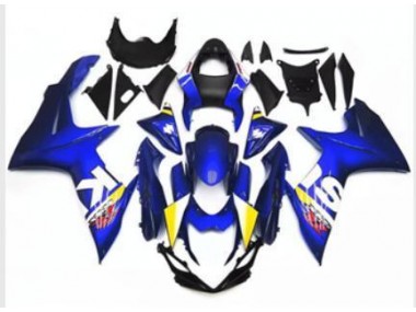2011-2021 Bleu Blanc GSXR 600/750 Carénage Moto