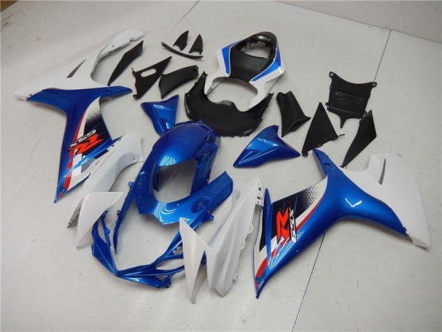 2011-2021 Bleu Blanc GSXR 600/750 Carrosserie Moto