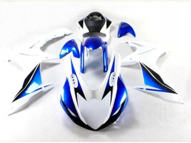 2011-2021 Bleu Blanc GSXR 600/750 Kit Carénages Motos Complet