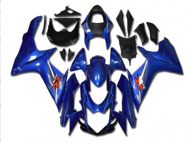 2011-2021 Bleu GSXR 600/750 Carénage Moto