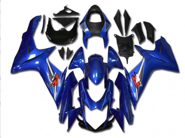 2011-2021 Bleu GSXR 600/750 Carénage Moto