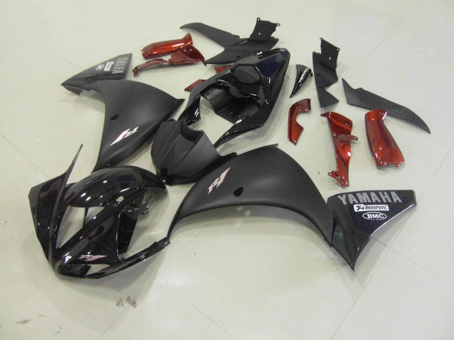 2012-2014 Noir Mat YZF R1 Carrosserie Moto