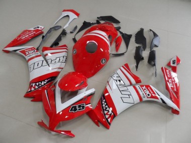 2012-2016 Rouge Liverpool 45 CBR1000RR Carénage Moto
