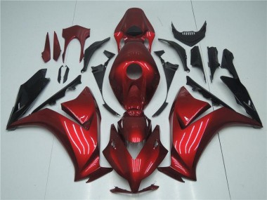 2012-2016 Rouge Noir CBR1000RR Carénage Moto